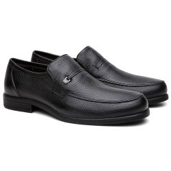 حذاء طبي رسمي أسود أنيق 
