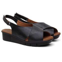 صندل طبي أسود خفيف ومريح