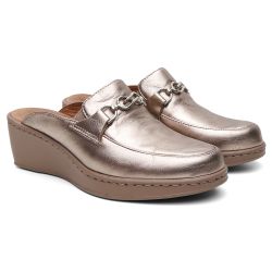 حذاء طبي نحاسي مرتفع مفتوح من الخلف مريح وخفيف