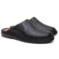  حذاء طبي أسود Half Shoes 