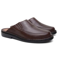 half shoes حذاء طبي بني
