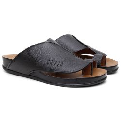 حذاء طبي أسود بنقشة حبيبات أنيقة