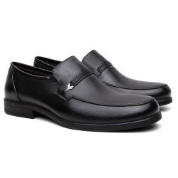 حذاء طبي رسمي أسود أنيق 