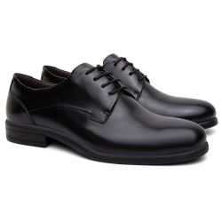 حذاء طبي رسمي أسود رباط